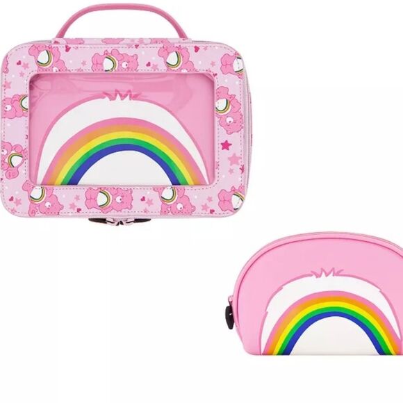 Care Bears Cloud Co Cheer Bear 2-PC Travel Cosmetic Case Set - Picture 2 of 16